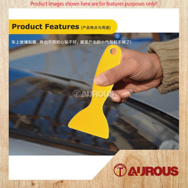 PVC PLASTIC SCRAPER GOURD SHAPE 2" (YELLOW) -1 PIECE - Image 7