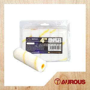 MITCO PAINT ROLLER REFILL WHITE/YELLOW 4'' MT4SY (10 PCS/BOX)
