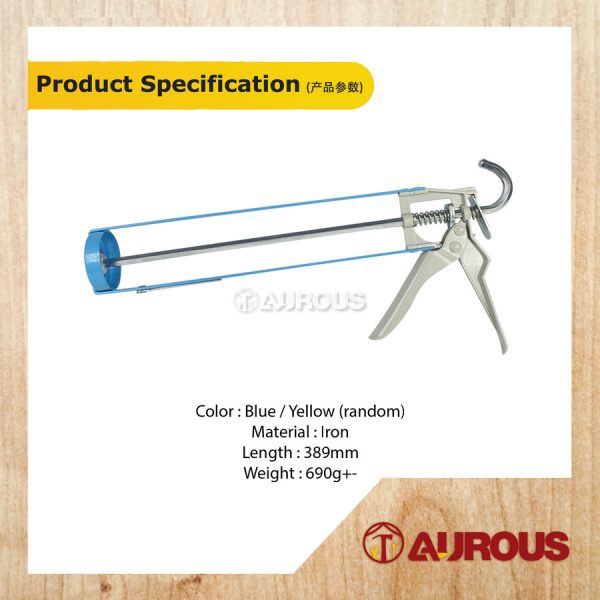 SILICONE GUN CAULKING GUN FOR SILICONE SEALANT (BLUE/YELLOW) RANDOMLY - Image 6