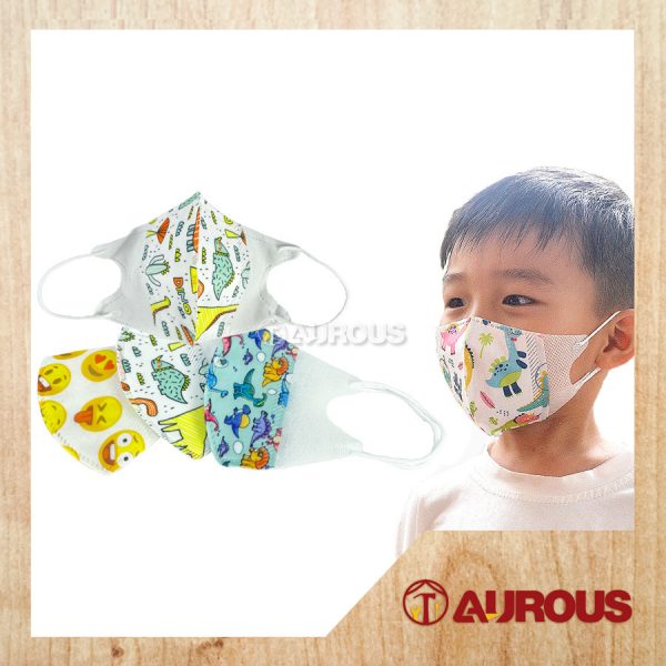 3D MIX CARTOON KIDS CHILDREN 3PLY FACE MASK BFE 99% 50PCS/PACK (4-12 YEARS OLD)
