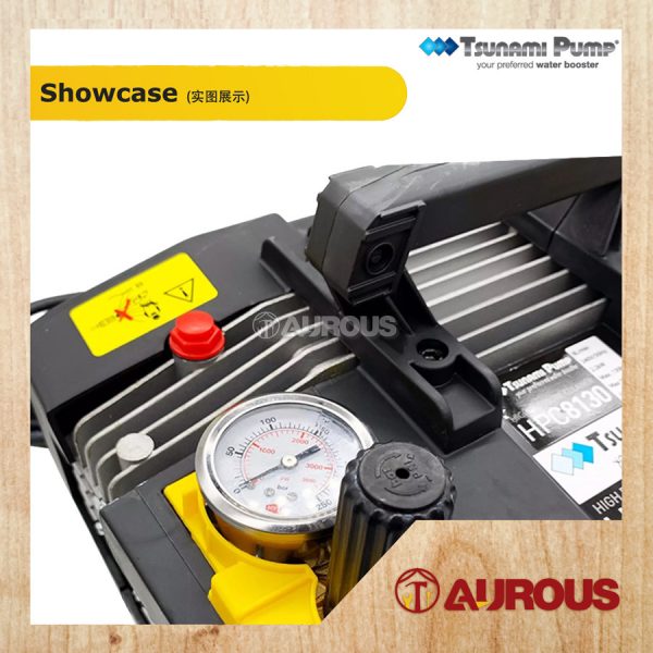 TSUNAMI PUMP HIGH PRESSURE CLEANER (2.2KW/130BAR/8 LPM) HPC8130 - Image 4