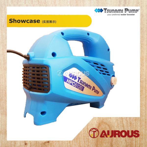 TSUNAMI PUMP HIGH PRESSURE CLEANER (INDUCTION MOTOR 1.3KW/100BAR/ 6 LPM) HPC6120 - Image 2
