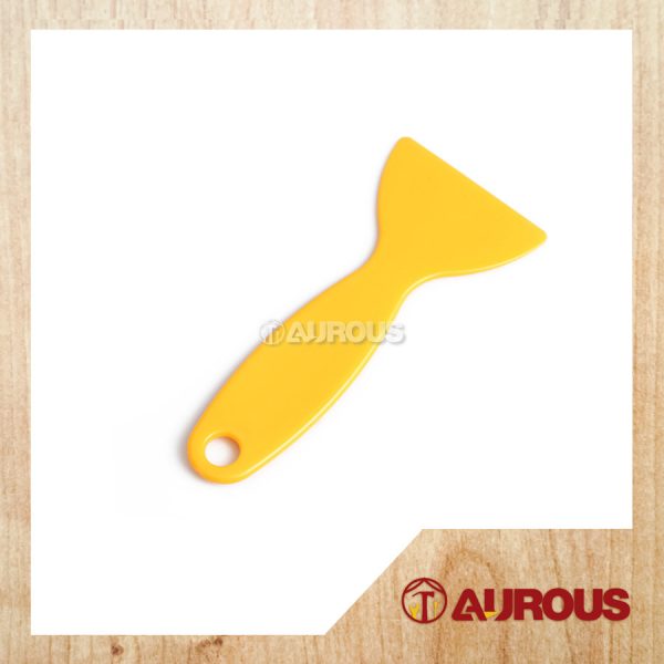 PVC PLASTIC SCRAPER GOURD SHAPE 2" (YELLOW) -1 PIECE