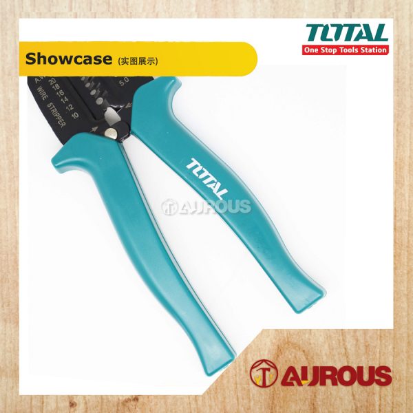 TOTAL WIRE STRIPPER PLIER 254MM 10" (THT15101) - Image 4