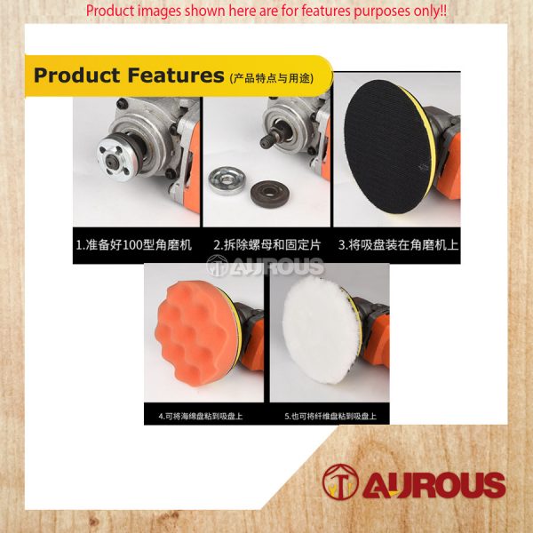 VELCRO BACKING PAD M10 M14 POLISHING PAD BACKER (75MM-180MM) - Image 8