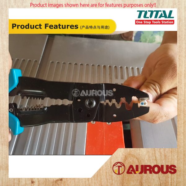 TOTAL WIRE STRIPPER PLIER 254MM 10" (THT15101) - Image 7
