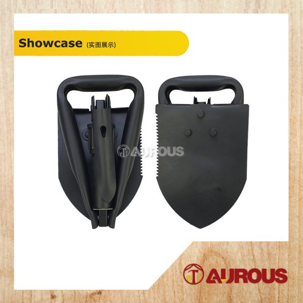 MULTIPURPOSE MINI FOLDABLE SHOVEL HOE CHISEL CAMPING HIKING ARMY UTILITY - Image 3