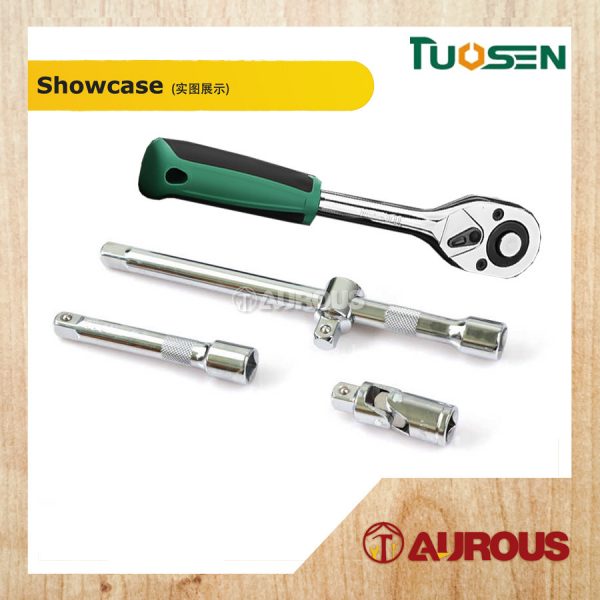 TUOSEN CHROME 6PT AND 12PT SPANNER SOCKET WRENCH SET [ 32 PCS/SET ] CODE:12823 - Image 7