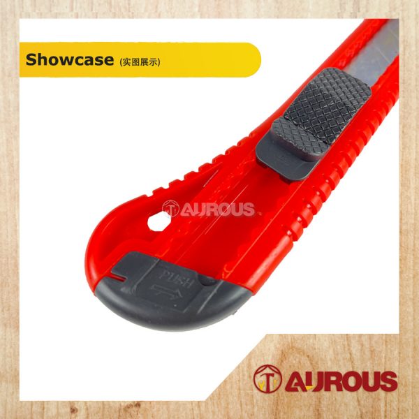 PLASTIC HANDLE KNIFE PAPER CUTTER-(COLOUR RANDOMLY) - Image 5
