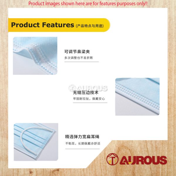 (1 PIECE) 3 PLY STERILE DISPOSABLE MEDICAL SURGICAL FACE MASK [INDIVIDUALLY PACKING] - Image 5