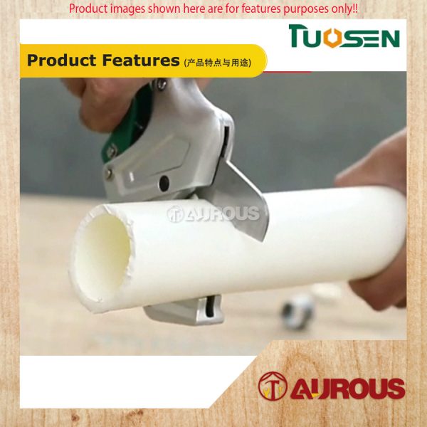 TUOSEN HEAVY DUTY PPR / PVC PIPE CUTTER 51-42-32MM MODEL:13431 - Image 8
