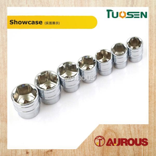 TUOSEN CHROME 6PT AND 12PT SPANNER SOCKET WRENCH SET [ 32 PCS/SET ] CODE:12823 - Image 6