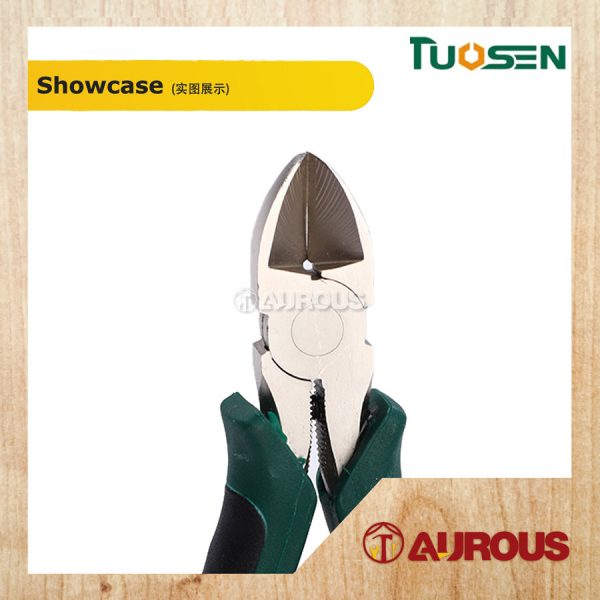 TUOSEN STEEL FERRONICKEL DIAGONAL CUTTING PLIER 6'' 150MM MODEL:11932 - Image 4