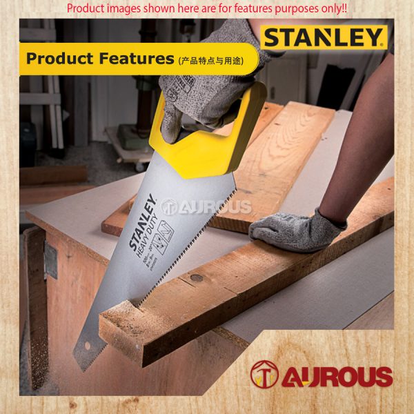 STANLEY BI-MAT HANDSAW 18"/ 22'' (PLASTIC HANDLE) - Image 7