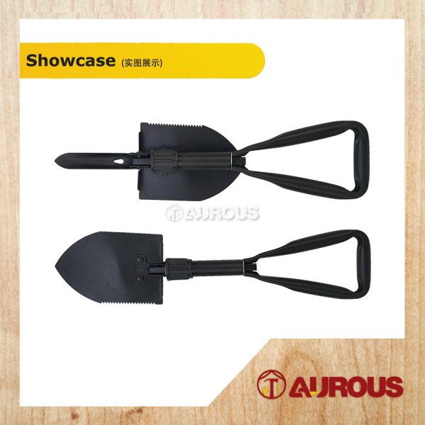MULTIPURPOSE MINI FOLDABLE SHOVEL HOE CHISEL CAMPING HIKING ARMY UTILITY - Image 2