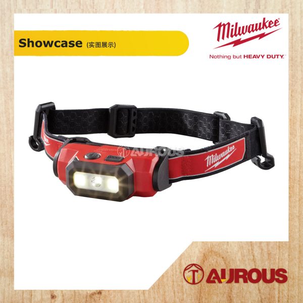 MILWAUKEE L4 HL-201 USB RECHARGEABLE HEAD LAMP 475 LUMENS - Image 2