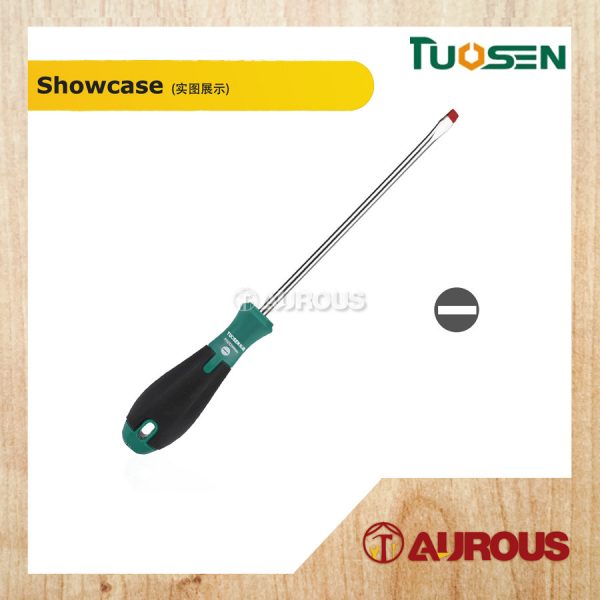 TUOSEN MAGNETIC RUBBER HANDLE S2 BRONZE TIP SCREWDRIVER (+)(-) (4'' / 6'') - Image 3