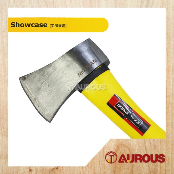 NICEMAN AXE C/W FIBREGLASS HANDLE AXE/KAPAK PEMEGANG FIBER 16oz 700 GRAM - Image 3