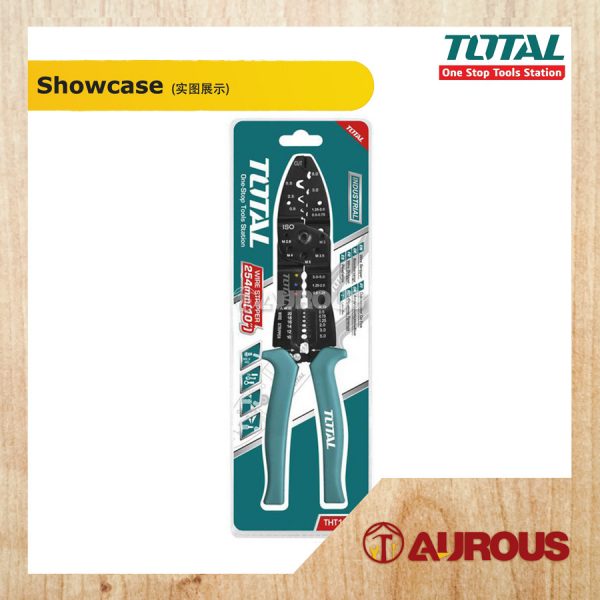 TOTAL WIRE STRIPPER PLIER 254MM 10" (THT15101) - Image 2
