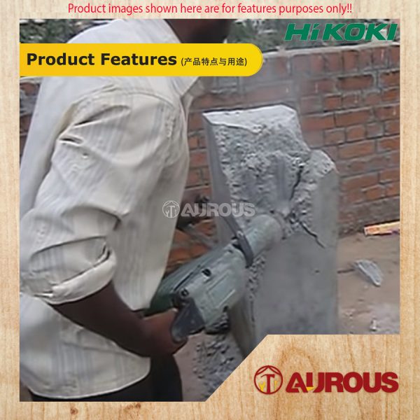 HIKOKI DEMOLITION HAMMER PH-65A (1400IPM,1240W,30MM HEX,36J,15KG) - Image 6