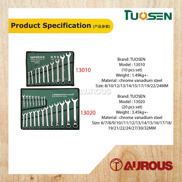 TUOSEN COMMON RING COMBINATION SPANNER SET (13010 / 13020） - Image 6