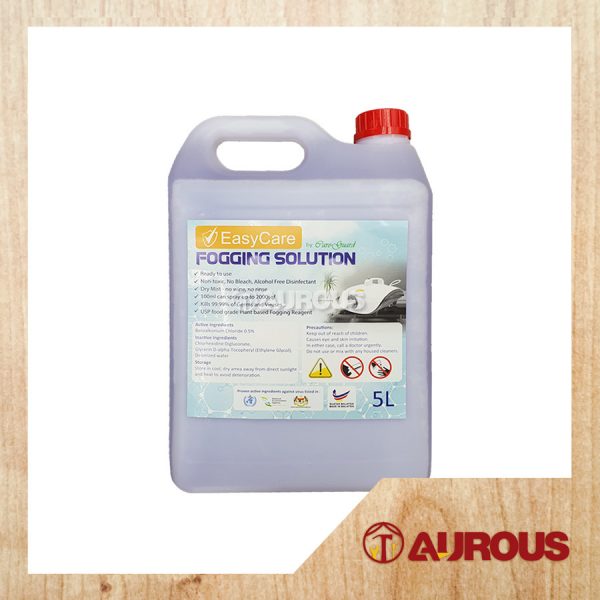 [KKM INGREDIENTS APPROVED] EASYCARE ALCOHOL FREE FOGGING SOLUTION DISINFECTANT LIQUID SANITIZER REAGENT 5LT (READY TO USE)