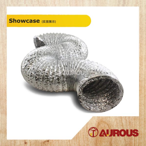 ALUMINIUM COOKER HOOD EXHAUST FLEXIBLE DUCTING HOSE 10 METER (8" / 10'' / 12'') - Image 3