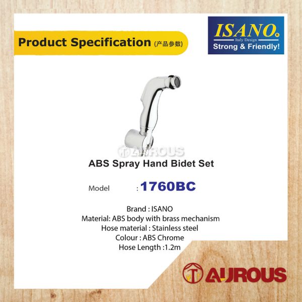 ISANO ABS HAND BIDET SET MODEL (1760BC) - Image 6