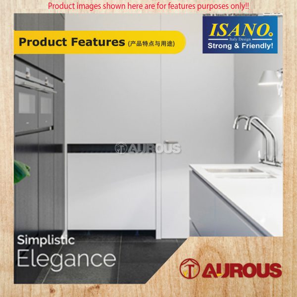 ISANO ECO 1/2'' TWIN SWAN NECK WALL SINK TAP FAUCET (1000TS) - Image 3