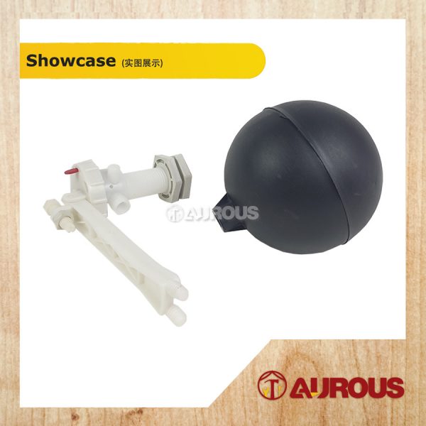 TOILET CISTERN PVC INLET FLOAT VALVE C/W FLOAT BALL ( 5'' , 7'' , 9'' ) - Image 3