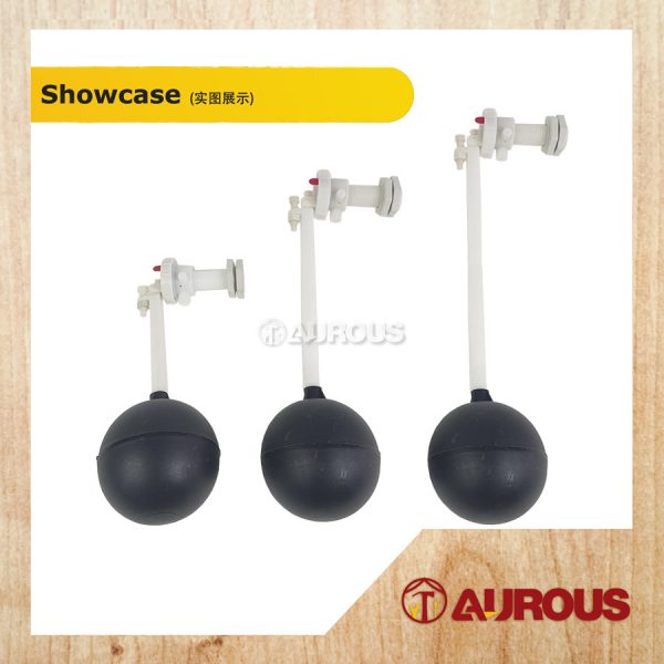 TOILET CISTERN PVC INLET FLOAT VALVE C/W FLOAT BALL ( 5'' , 7'' , 9'' ) - Image 2