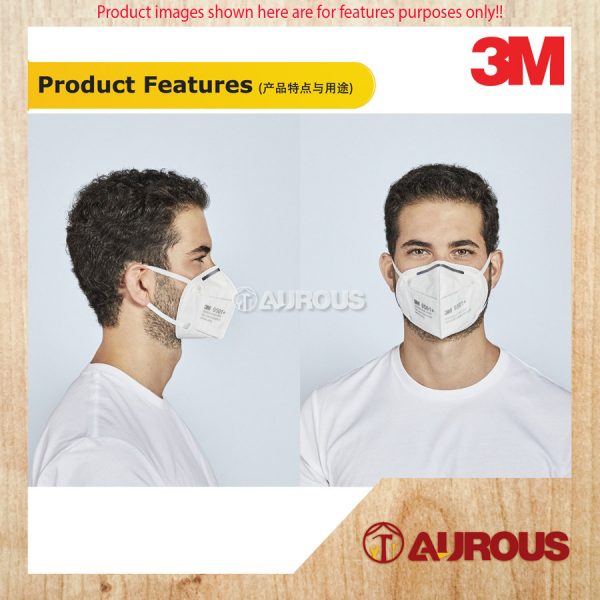 (1 PIECE)3M EAR LOOP PARTICULAR DISPOSABLE RESPIRATOR FACE MASK KN95 9501+ - Image 9