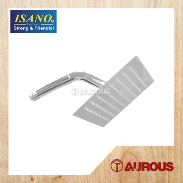ISANO SUPER THIN STAINLESS STEEL SQUARE SHOWER HEAD WITH ABS CHROME ARM (4'' , 6'' , 8'')