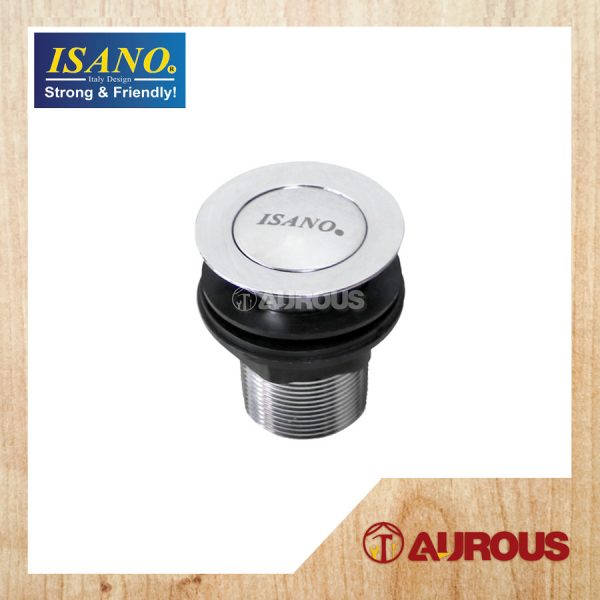 ISANO STAINLESS STEEL BASIN POP UP STRAINER C/W OVERFLOW 1 1/4'' (1232SW)