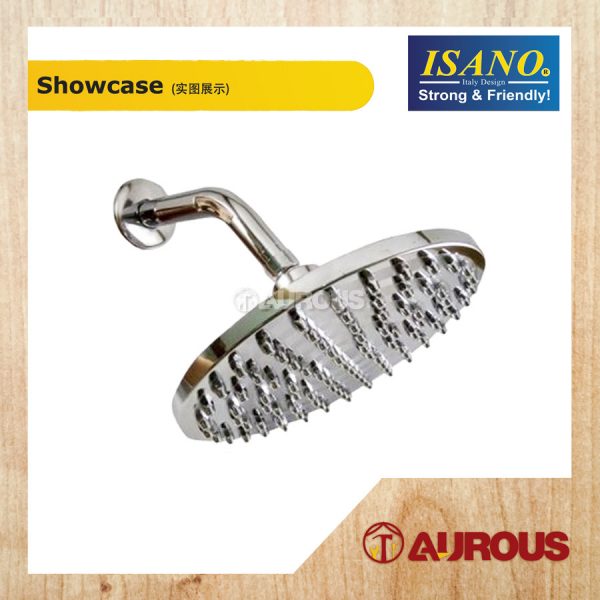 ISANO ABS CHROME SHOWER HEAD C/W ARM HANDLE (4 1/2'' , 6'' , 8'') - Image 5