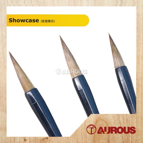 CHINESE CALLIGRAPHY BRUSH ( S/M/L ) BROWN - Image 3