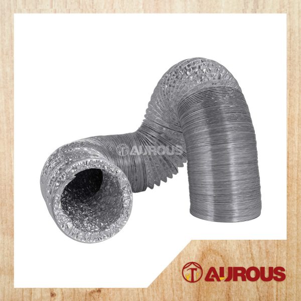 ALUMINIUM COOKER HOOD EXHAUST FLEXIBLE DUCTING HOSE 10 METER (8" / 10'' / 12'')