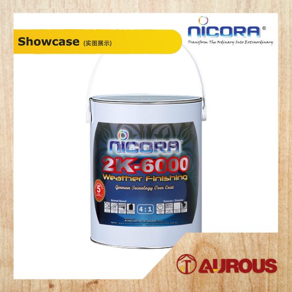 NICORA 2K PAINT CLEAR C/W HARDERNER 5 LITRE (A+B) (2K-6000) - Image 2