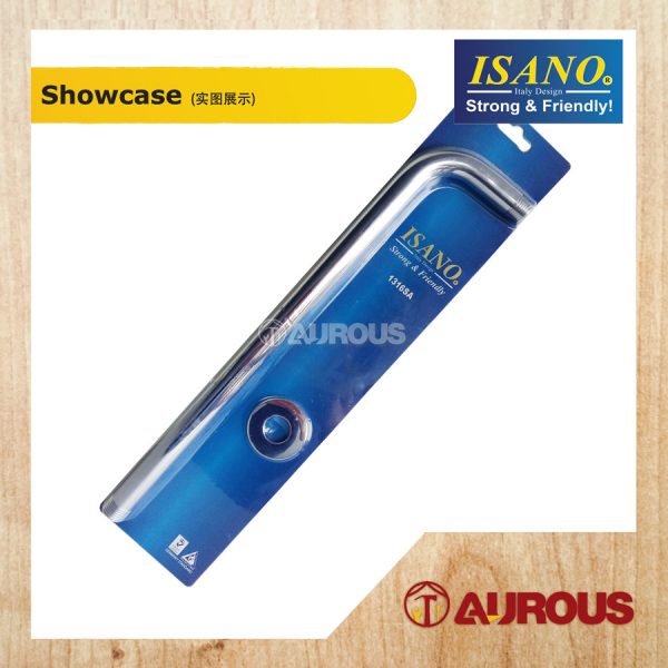 ISANO STAINLESS STEEL SHOWER ARM (10'' 1310SA / 16'' 1316SA) - Image 2