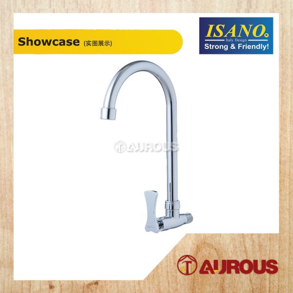 ISANO ECO 1/2" SWAN NECK TAP / SINK WALL TAP FAUCET - Image 4