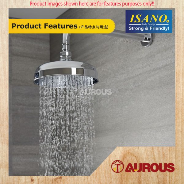 ISANO STAINLESS STEEL SHOWER ARM (10'' 1310SA / 16'' 1316SA) - Image 5