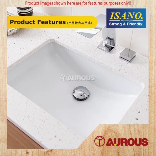 ISANO STAINLESS STEEL BASIN POP UP STRAINER C/W OVERFLOW 1 1/4'' (1232SW) - Image 4
