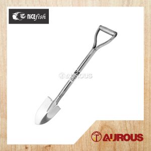 NICEFISH STAINLESS STEEL HANDLE ROUND POINT SHOVEL 73CM NF01