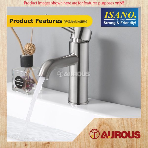 ISANO ECO 1/2" PILLAR BASIN TAP 7'' HEIGHT (1000PT) - Image 4
