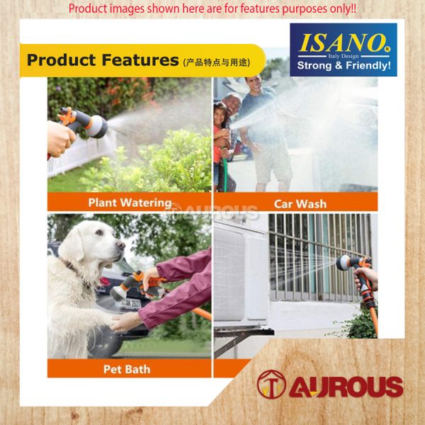 ISANO 7 FUNCTION HOSE NOZZLE (1660HN) - COLOUR RANDOM - Image 4
