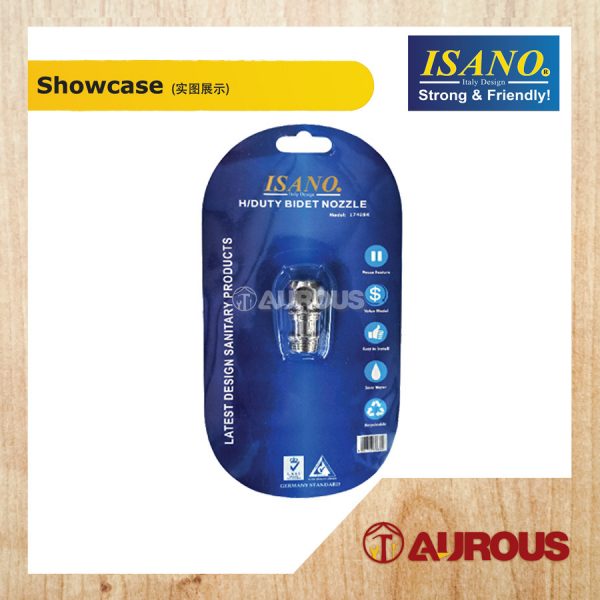 ISANO HEAVY DUTY BIDET NOZZLE (1740BK) - Image 2