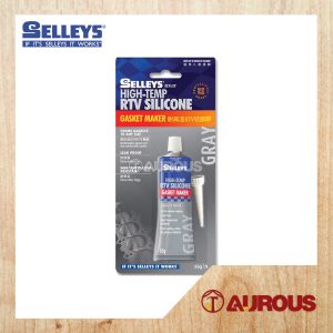 SELLEYS HI-TEMP GASKET MAKER RTV SILICONE GREY 650'F (85 GM)