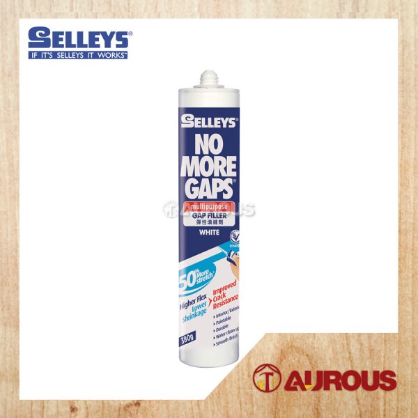 SELLEYS NO MORE GAPS GAP SEALANT - WHITE 380G