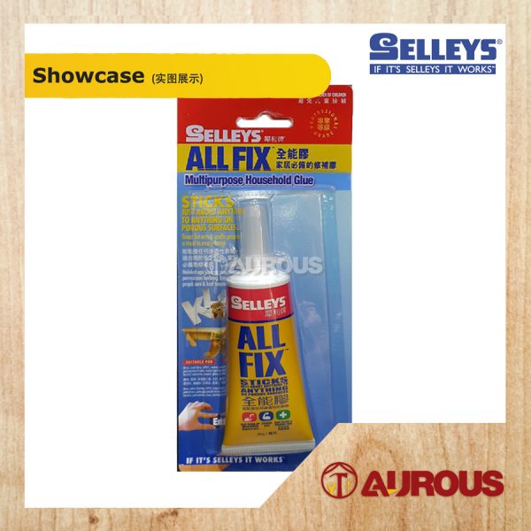 SELLEYS ALL FIX GLUE 80G (MULTIPURPOSE HOUSEHOLD GLUE) - Image 2