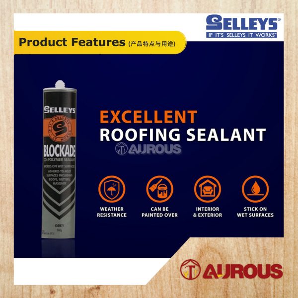 SELLEYS BLOCKADE CO-POLYMER SEALANT - GREY 360G - Image 6